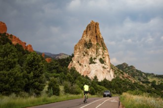 Colorado Springs, Colorado - The Garden of the Gods, a city park with spectacular rock formations