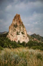 Colorado Springs, Colorado - The Garden of the Gods, a city park with spectacular rock formations