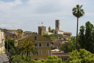 Panorama Old Town, Grasse, Alpes Maritimes, Provence Alpes Cote d'Azur, French Riviera, South of