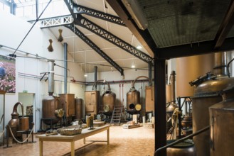Interior view, Perfumery Molinard, Perfume manufacturer, Grasse, Alpes Maritimes, Provence Alpes
