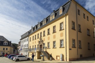 New Town Hall, Zschopau, Erzgebirge, Saxony, Germany