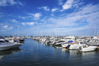 Marina and Beach in Arcachon, Gironde, France