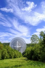 Radio telescope, Effelsberg, near Bad Münstereifel, Eifel, North Rhine-Westphalia, Germany