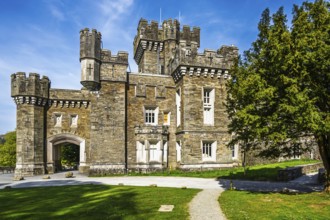Wray Castle, Lake Windermere, Ambleside, Lake District, Cumbria, England, United Kingdom