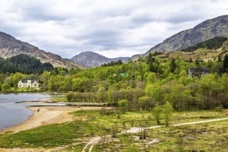 Loch Shiel, Glenfinnan Viaduct, River Finnan, West Highland, Scotland, United Kingdom