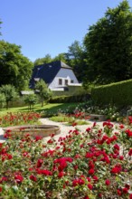 Prelate's Garden, Eberbach Monastery, Cistercian Order, Eltville, Rheingau, Taunus, Hesse, Germany