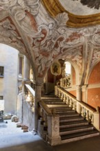 Interior view, Palais Lascaris, Old Town, Nice, Alpes Maritimes, Provence Alpes Cote d'Azur, French