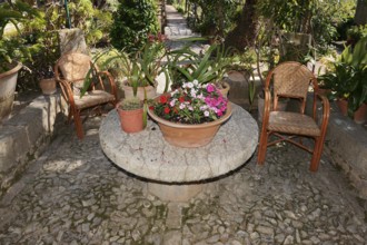 Garden of the manor house Son Marroig, former estate of Archduke Ludwig Salvator, Deia, Serra de