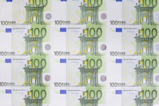 100 euro banknotes