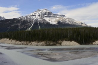 Mount Amery and the Alexandra River, Icefields Parkway, Banff National Park, Alberta, Canada