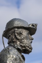Miner, Statue, Longyearbyen, Spitsbergen, Svalbard