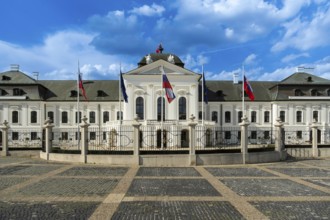 South side of Grassalkovich Palace, Presidential Palace, seat of the President of the Slovak