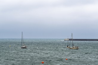 Seaside in Saint-Jean-de-Luz, Nouvelle-Aquitaine, Pyrenees-Atlantiques, France