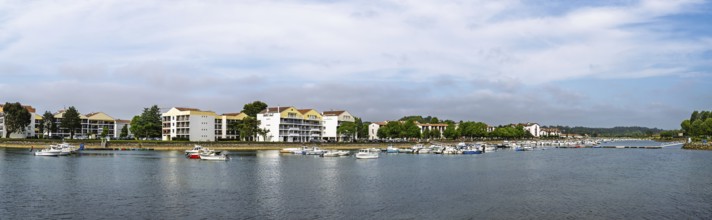 Panorama of Saint-Jean-de-Luz, Nouvelle-Aquitaine, Pyrenees-Atlantiques, France