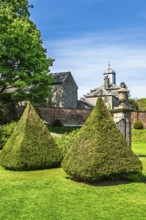 Sizergh Castle and gardens, Helsington, Cumbria, England, United Kingdom
