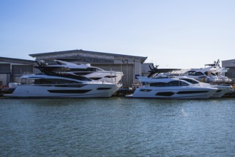 Port Docks in Poole, Dorset, England, United Kingdom