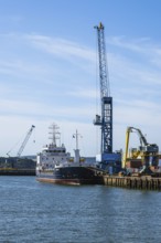 Port Docks in Poole, Dorset, England, United Kingdom