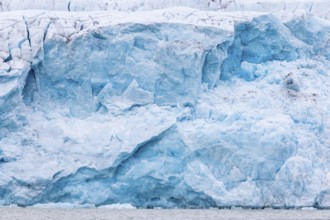 Glacier tongue, sea, Konowbreen, Spitsbergen, Svalbard