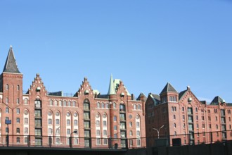Brick Gothic, Historic building, Warehouses, Hamburg, Germany
