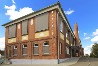New town hall in the former Kindler corset factory, former Gotthold Kindler and Cie. corset