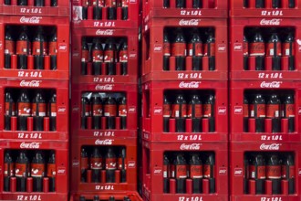 1 liter bottles of sugary drink soft drink Coca Cola, Germany