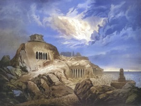 Temple district of Mahabalipuram, World Heritage Site in India, comprises various buildings and