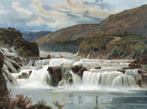 Krka waterfalls, Krka National Park is located in southern Croatia. Krka, Croatia, known for its 7