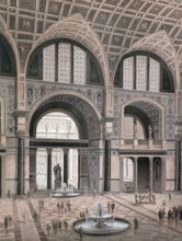 Caracalla Baths, Thermae Antoninianae, ancient bathing facilities in Rome, Italy, authentic