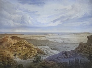 Landscape near Syracuse, city on the coast of the Ionian Sea in Sicily, Italy, authentic