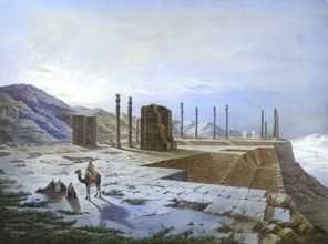 Persepolis, Takht-e Jamshid, one of the capitals of the ancient Persian Empire under the