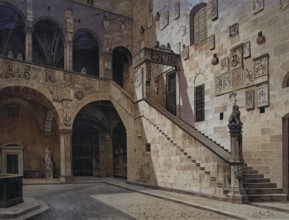 Palazzo del Bargello, a city palace in Florence built between 1255 and 1261 and expanded to a