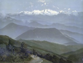 View of Kangchenjunga, at 8586 m the third highest mountain in the world and the easternmost