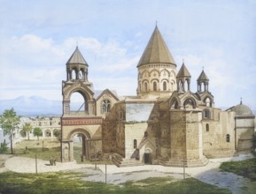 Etchmiadzin Cathedral is an Armenian Apostolic Church. It is located in the Armenian province of