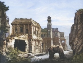 Ellora Caves in the State of Maharastra, complex of 34 Buddhist, Hindu and Jain cave temples,