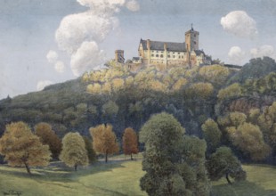 Wartburg, castle near Eisenach, in the northwestern Thuringian Forest in Thuringia, Germany,