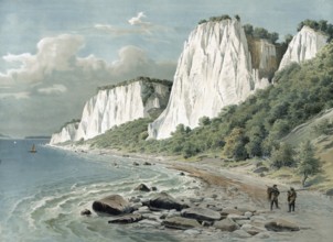 Stubbenkammer, chalk cliffs on RÃ¼gen, Baltic Sea, Mecklenburg-Western Pomerania, Germany,