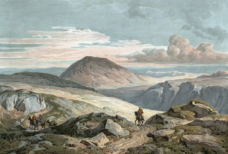 Mount Tabor, 588 m high mountain on the eastern edge of the JezreÊ¿el plain in Galilee in northern