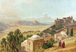 The Shepherd's Field and the Church of the Nativity, church in Bethlehem built over the presumed