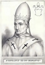 Stephen III (IV) (died 24 January 772) was pope from 768 to 772, Historical, authentic, digitally