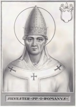 Silvester I (born in front of 284 in Rome, died 31 December 335 in Rome) was Bishop of Rome from