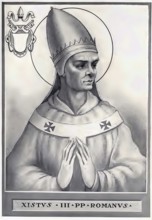 Sixtus III (Xystus) (born in the 4th or 5th century, died 18 or 19 August 440) was Bishop of Rome