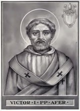 Victor I (d. 199 in Rome) served as Bishop of Rome in the 190s, Historical, authentic, digitally