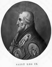 Leo IX, previously Bruno of Toul, originally Bruno of Egisheim-Dagsburg (born 21 June 1002, died 19