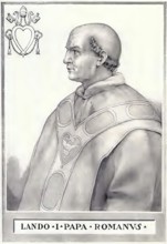 Lando (lat. Landus, born in the 9th century east of Rome, died 914) was pope from 913 to 914,