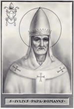 Julius I (Latin: of the Julian family, born in Rome, died 12 April 352) was elected Bishop of Rome