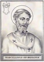 Marcellinus (died 25 October 304) was Bishop of Rome from 296 to 304, Historical, authentic,