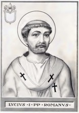 Lucius I (born in Rome, died 5 March 254) was Bishop of Rome for eight months (25 June 253 until