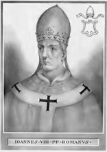 John VIII (born in front of 852 in Rome, died 16 December 882 in Rome) was Roman Catholic Pope from