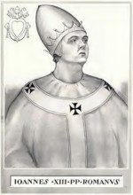 John XIII (born in Rome, died there on 6 September 972) was pope from 1 October 965 to 972,