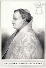 Eugene II (died 27 August 827) was pope from May 824 until his death, Historical, authentic,